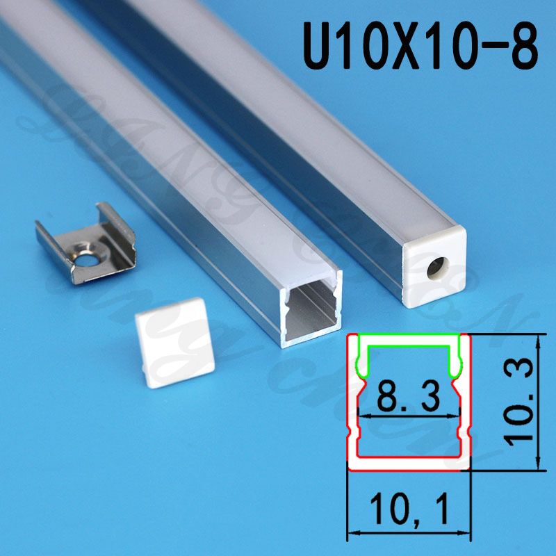 LED窄小型线条灯暗装嵌入式灯带卡槽 10mm宽橱柜展柜照明装饰灯槽