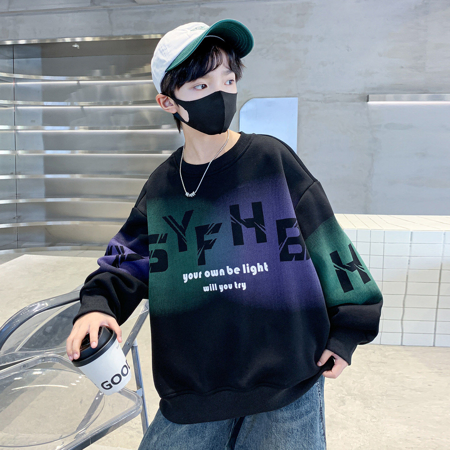 Jkids韩国男童卫衣春秋2026新款儿童春季打底衫中大童长袖T恤春装