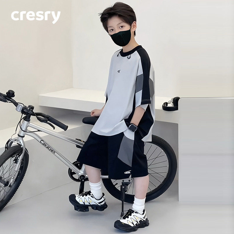 韩国CRESRY童装男童短袖