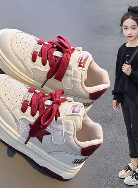 Next MaxM女童运动鞋2025秋冬新款儿童软底鞋子女孩加绒二棉板鞋