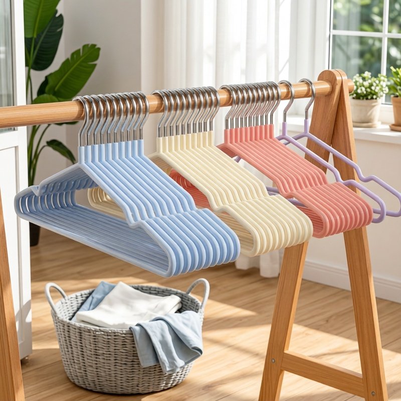 家用加粗衣柜衣服衣架浸塑凹槽无痕防滑无痕防滑衣架子加厚成人,收纳整理,金属衣架,淘宝优惠券,粉丝福利购,淘宝优惠卷