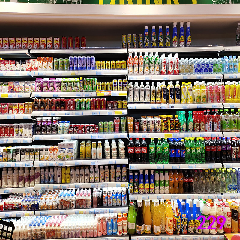 网红简约超市便利店商城高级感直播间背景布3d立体ins风拍照墙纸