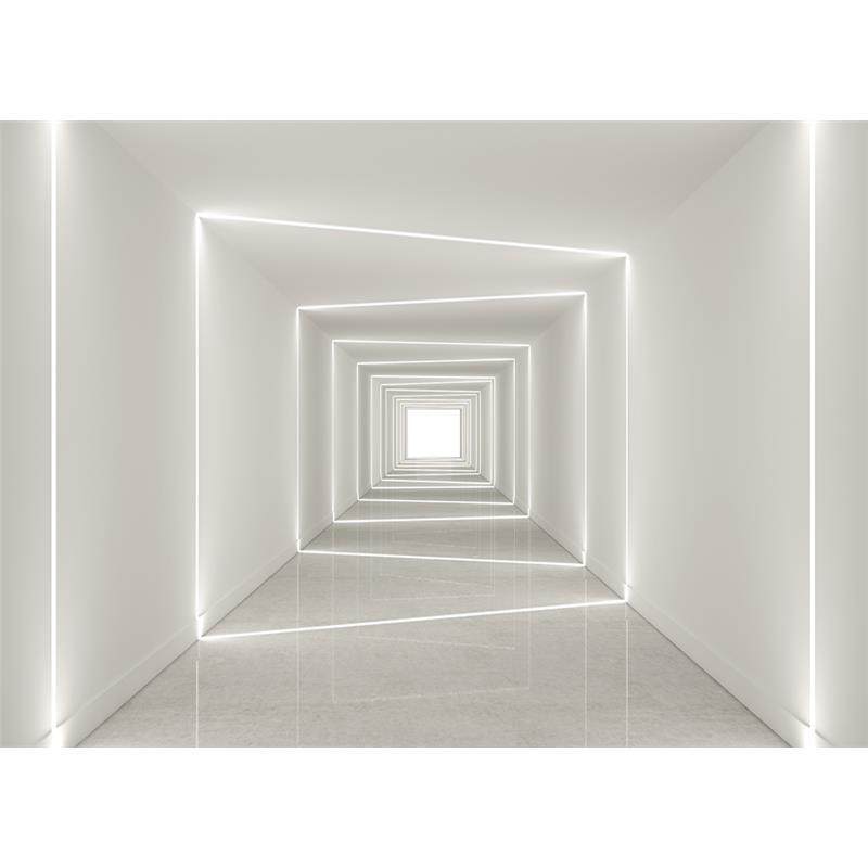 网红直播间背景布3d立体墙空间延伸科技运动健身知识分享主播壁纸