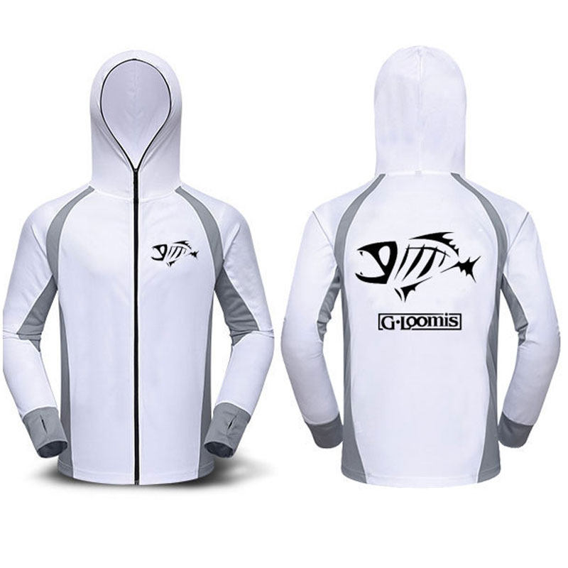 夏季防晒衣钓鱼服男士超薄防蚊透气海钓路亚户外骑行运动防晒衣服