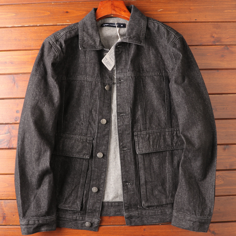 男装全棉百搭刺绣外套潮