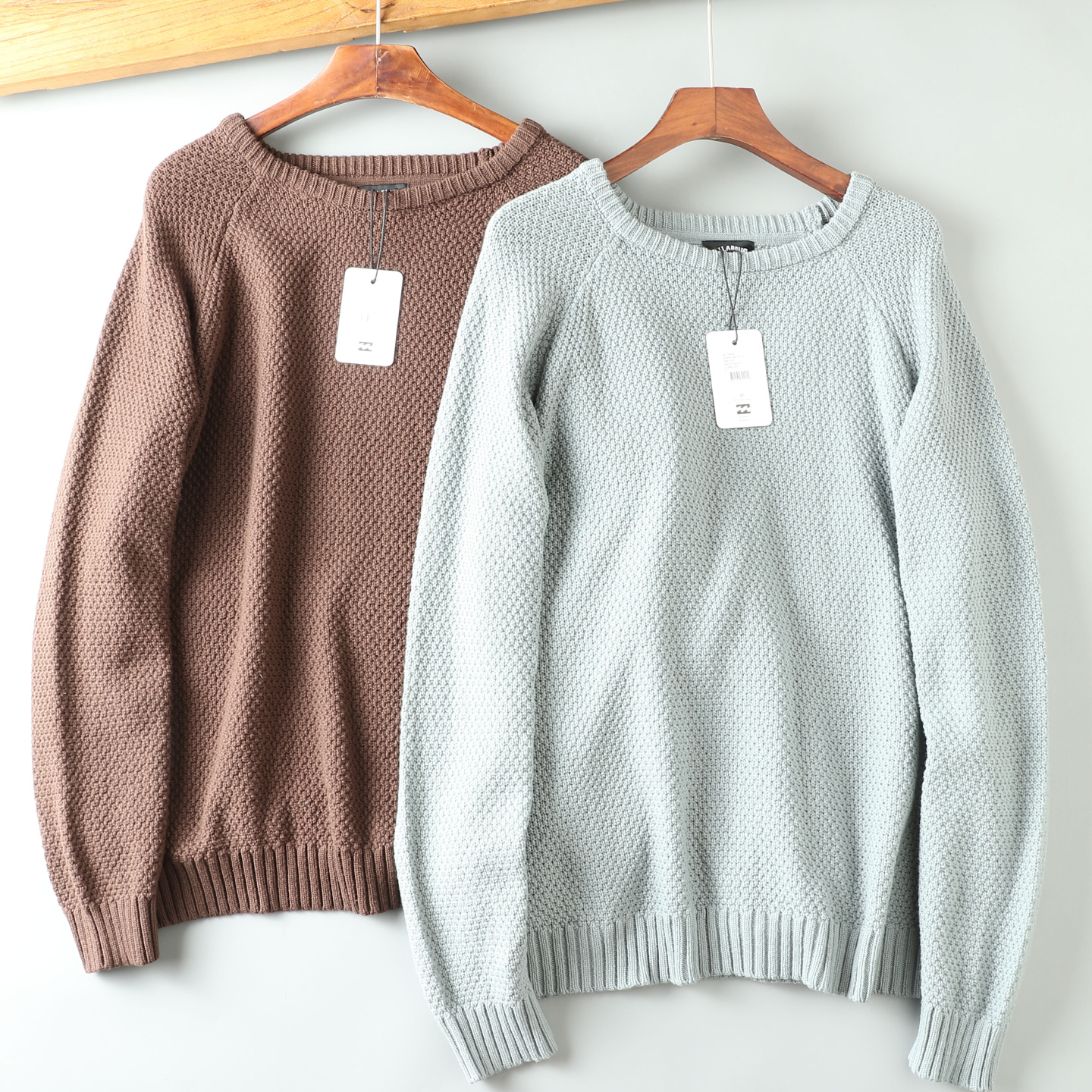 男士横机菠萝针织衫保暖毛衣潮