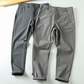 四面弹运动防水防风百搭休闲长裤 城市户外通勤系列 加绒软壳男士