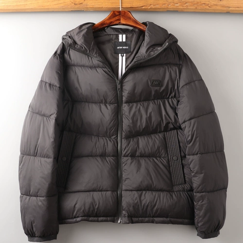 Зимняя утепленная толстовка с капюшоном с пухом, куртка, пуховик, европейский стиль, придает объем