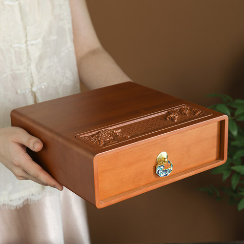 国风高档茶饼礼盒空盒包装盒