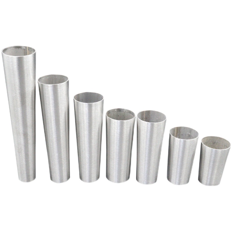 定制不锈钢锥管锥形管脚套家俱金属铜套白胚拉丝大小.头锥管脚套