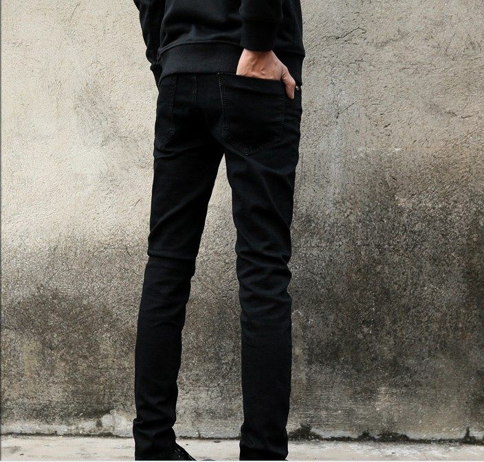 男女士新款牛仔面料高彈修身真羊毛皮褲羊剪絨皮毛壹體褲活裏活面在類目 男裝, 皮褲中 - 來自Buy2taobao.com提供專業的淘寶代購服務