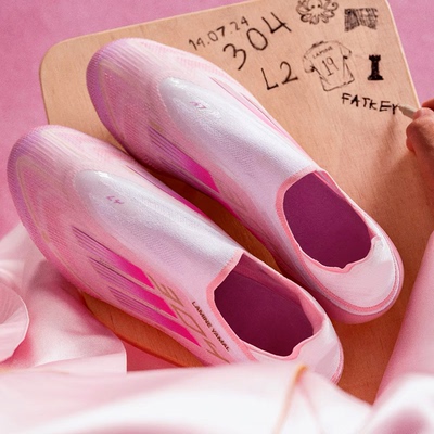 2025F50 Elite FG亚马尔专属莱奥球星男女儿童无鞋带长钉足球鞋