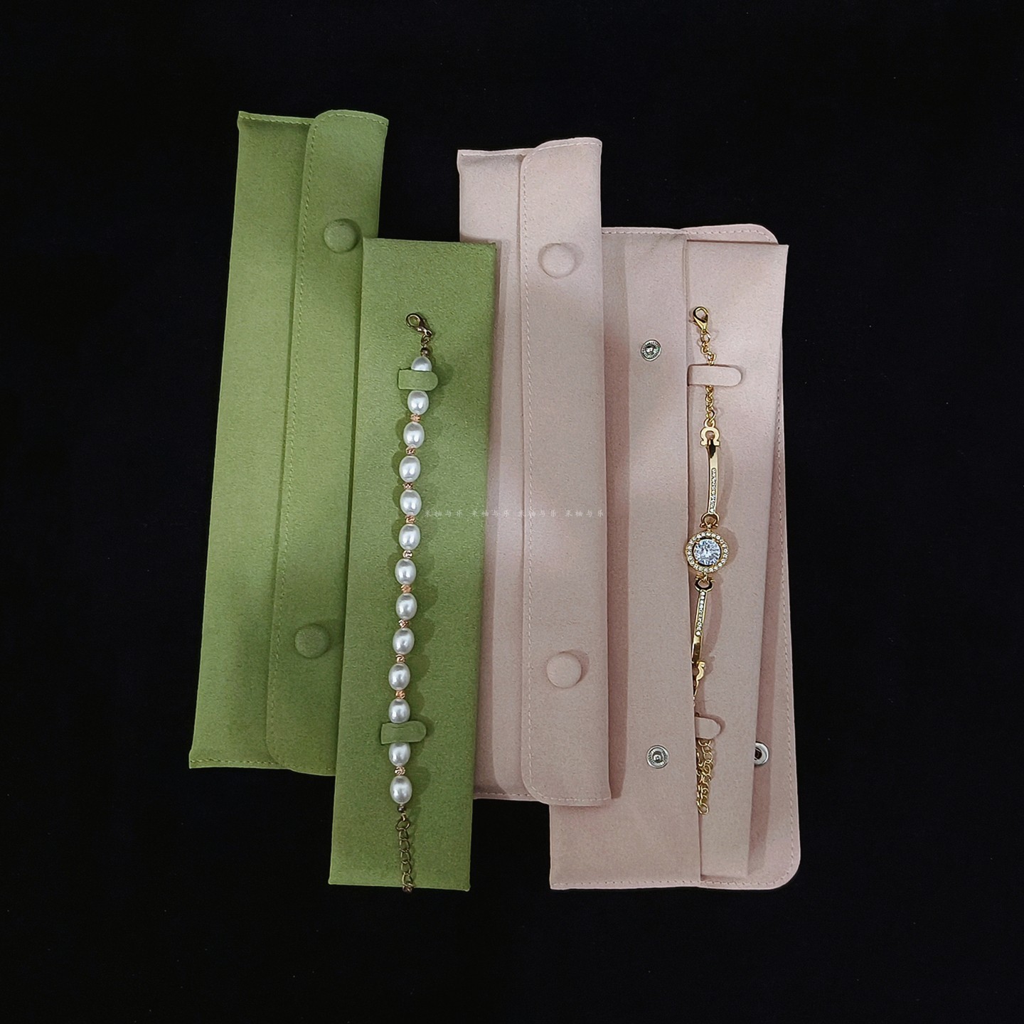 简约项链手链收纳按扣珠宝袋