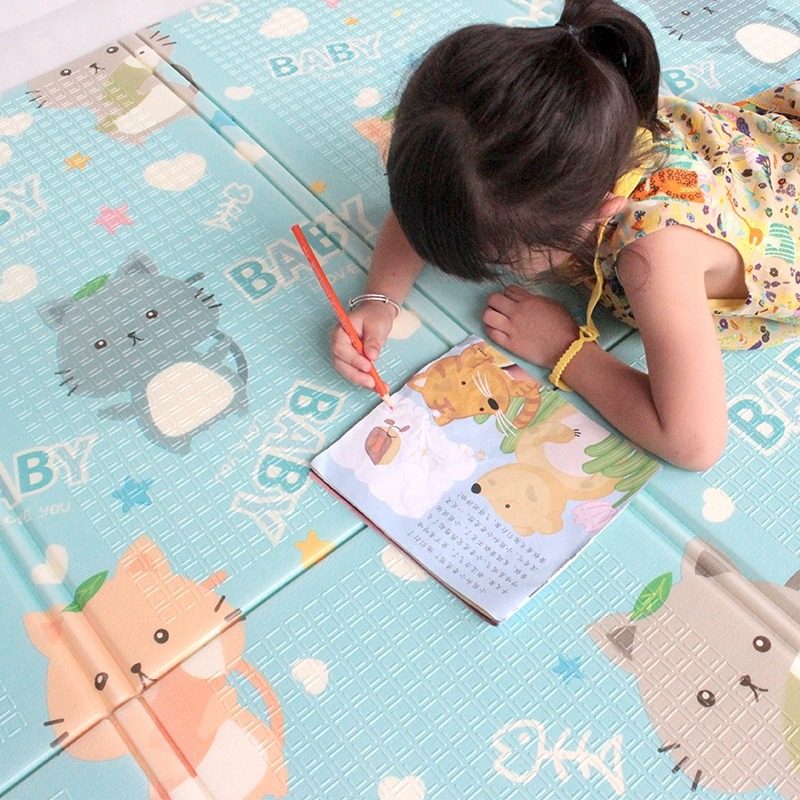 宝宝爬行垫加厚婴儿客厅家用爬爬垫可折叠拼接泡沫地垫儿童垫子