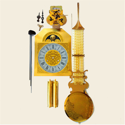 钟表配件机械钟机芯配件北极星纯铜机芯老式钟表维修配件复古摆钟