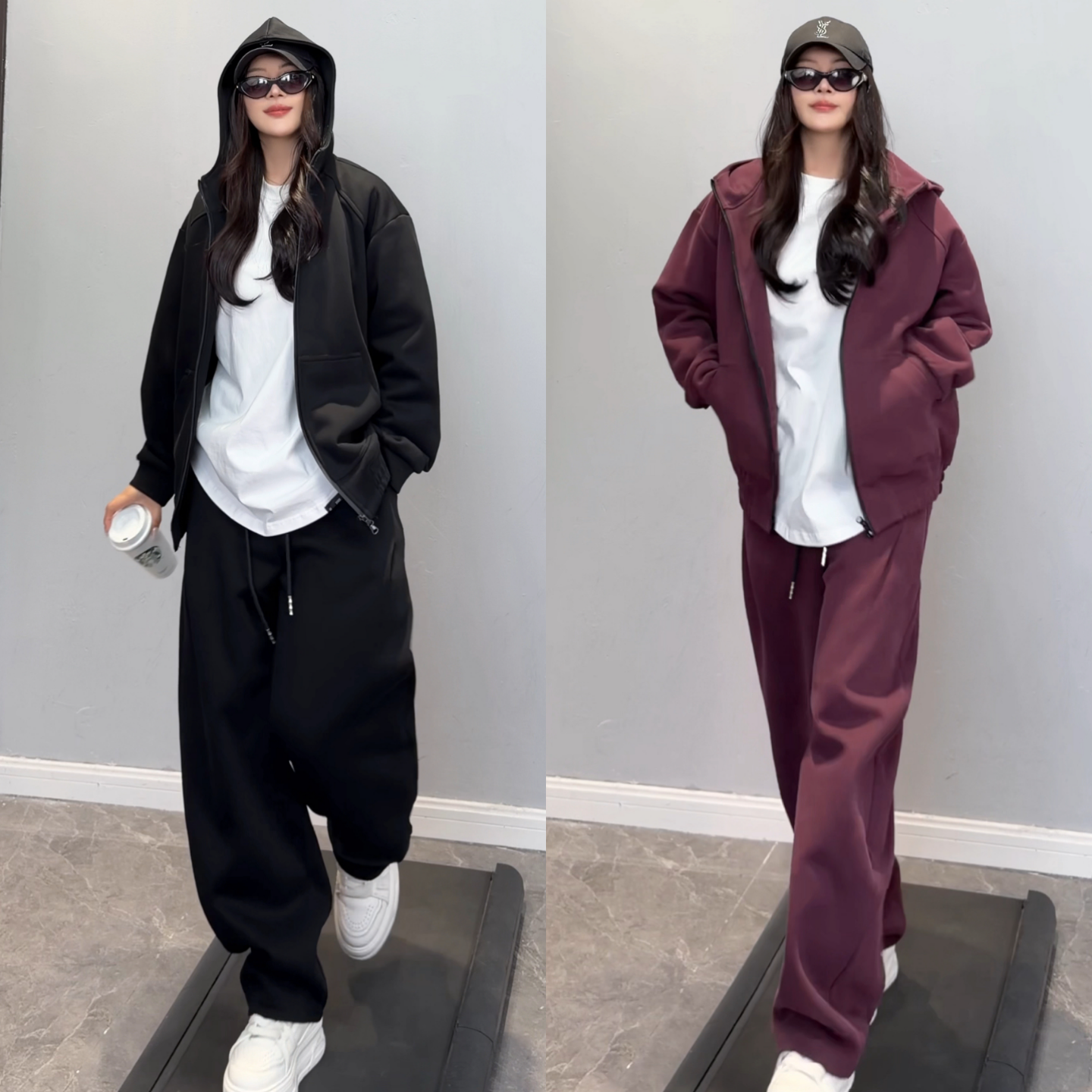 韩系高品质秋季时尚套装男女同款