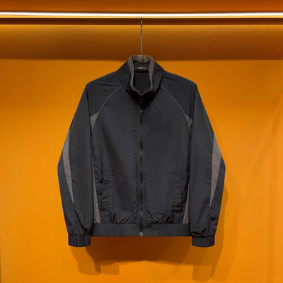 春夏季立领拼色品质男夹克外套