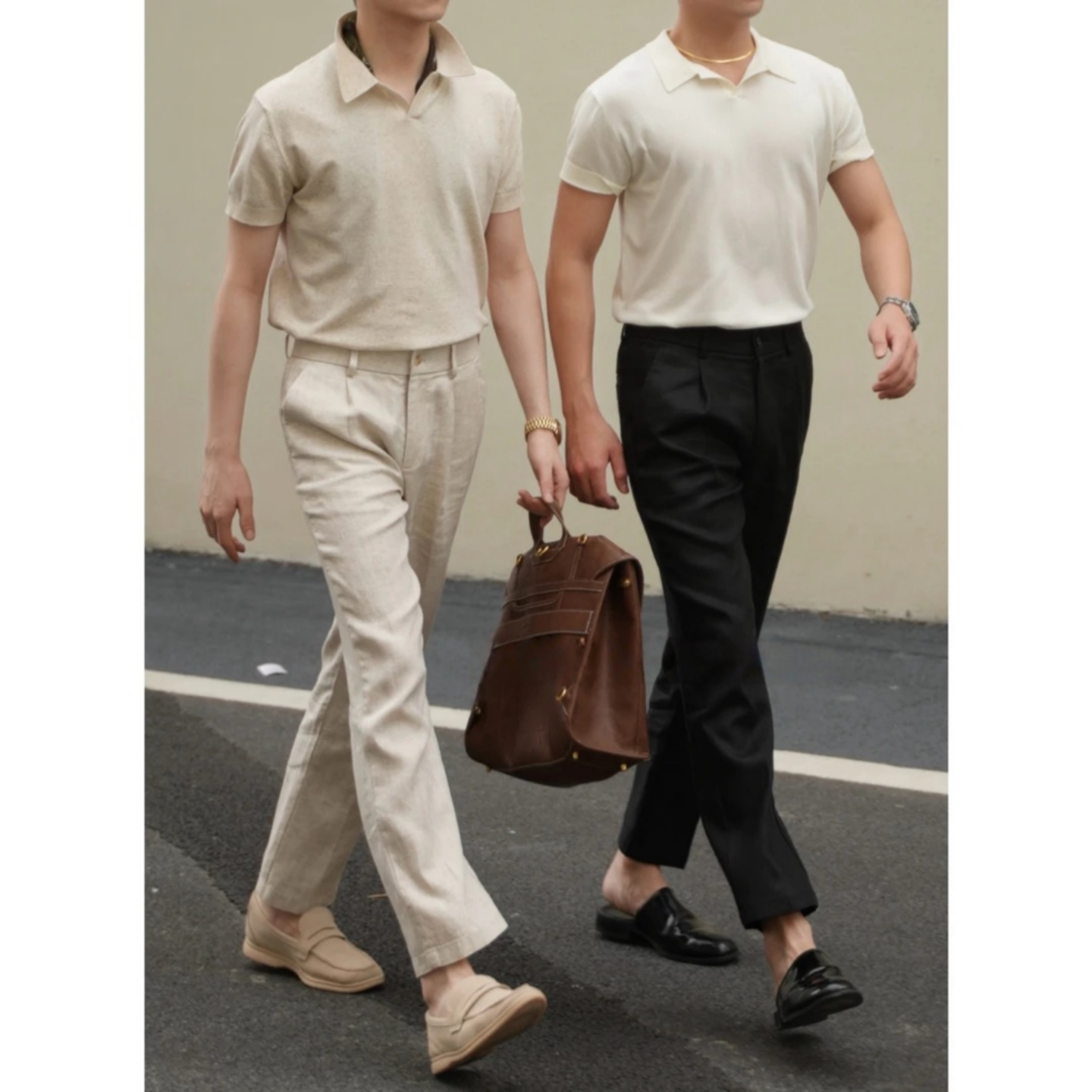 夏季新款商务休闲百搭直筒长裤