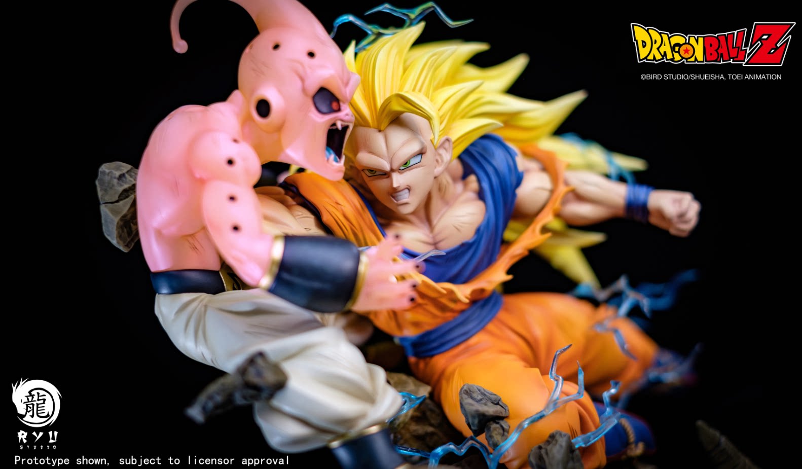 ryu studio 七龙珠 超三孙悟空对决布欧 1/6 正版限定雕像