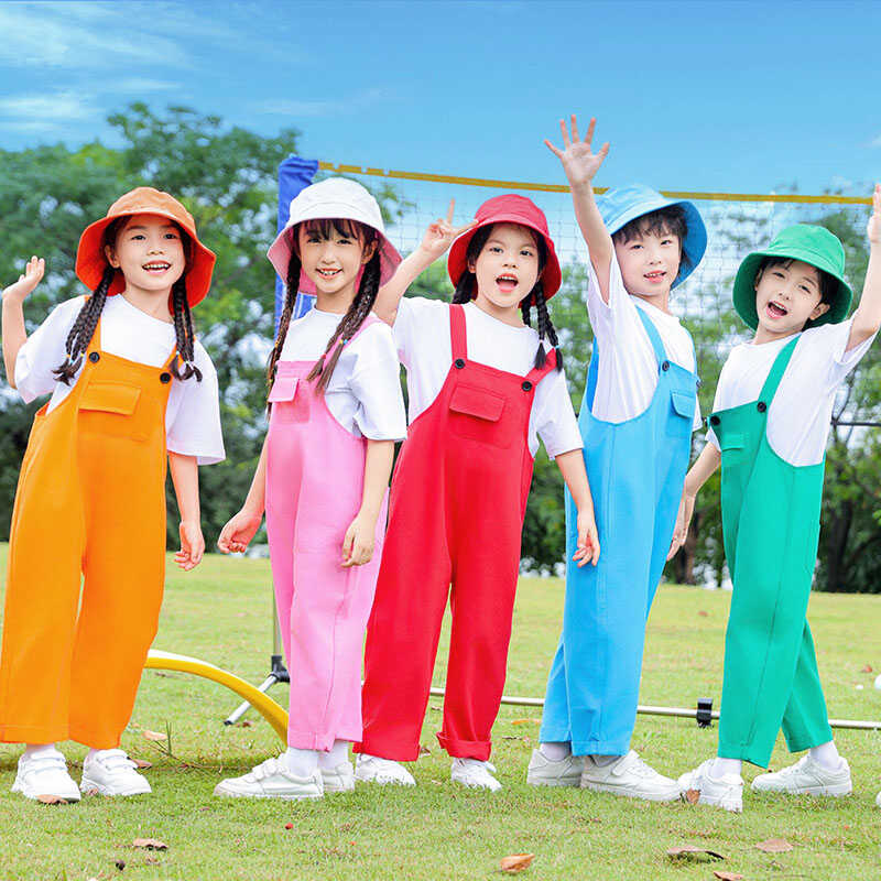 儿童国庆演出服小学生啦啦队服