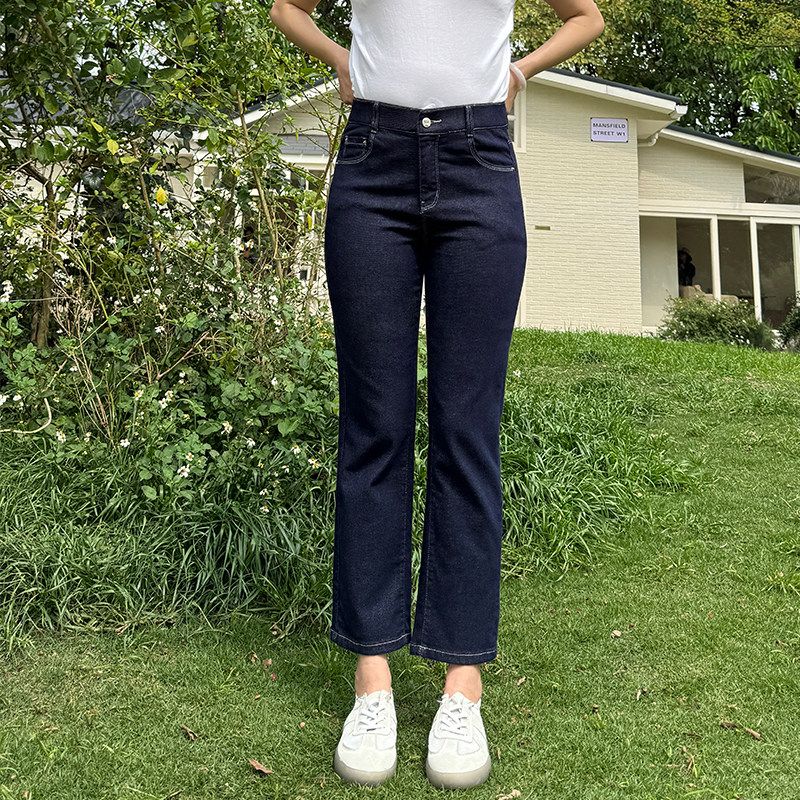 香依雅园 2025夏季新款胖MM百搭休闲九分裤高腰显瘦小脚裤女56035