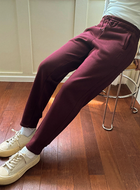 香依雅园 2025冬季新款200斤大码高腰修身型宽松保暖休闲裤69080