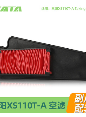 三阳踏板摩托车XS110T-A Taking110 50i空气过滤芯滤清器厦杏空滤