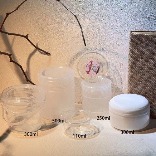 正版港式盒起泡胶史莱姆分装盒pp盒子假水手提桶西梅汁罐子油罐瓶