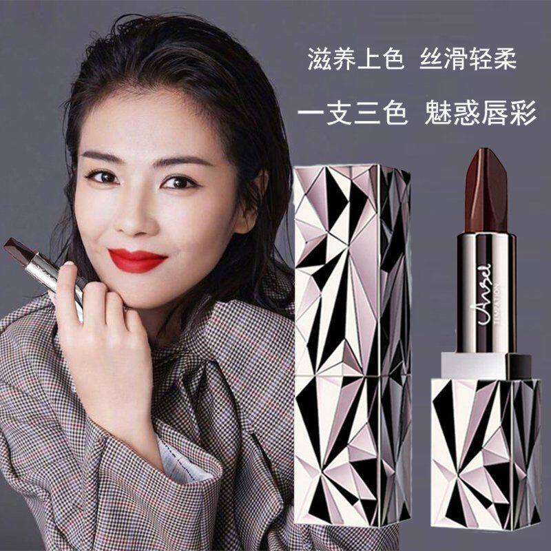 李佳琦推荐天使的诱惑黑砖三色口红持久不掉色哑光唇膏女抖音同款