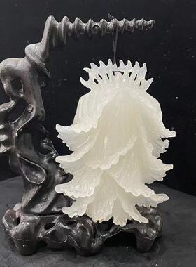 美玉轩阁玉保平安新中式白菜摆件