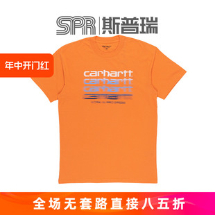 春夏渐变字母印花潮流短袖 T恤029013清仓特价 WIP男装 Carhartt