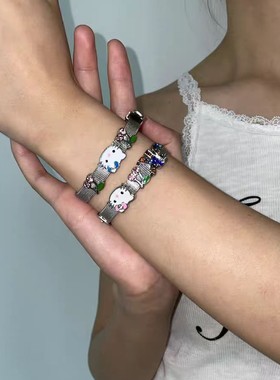 Coreland千禧风辣妹kitty猫手镯