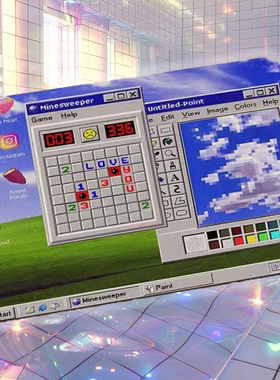 Coreland梦核蒸汽波风格地垫吸水易干脚垫防滑浴室垫怪核创意印花