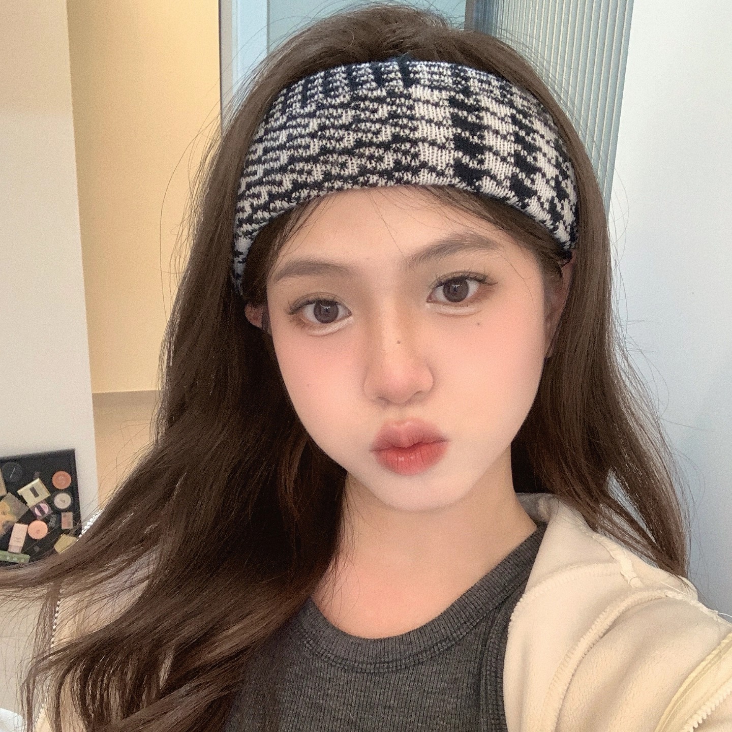 韩版宽边多功能发带可做围脖头套