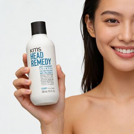 澳门代购 KMS HEAD REMEDY去屑洗发水 温和清洁头发300ml