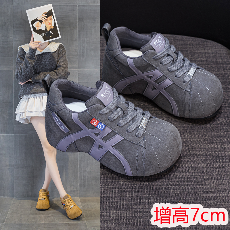 鞋子女2025新款爆款真皮加绒冬季