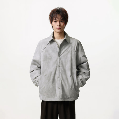 JIINOO轻薄翻领90白鸭绒羽绒服