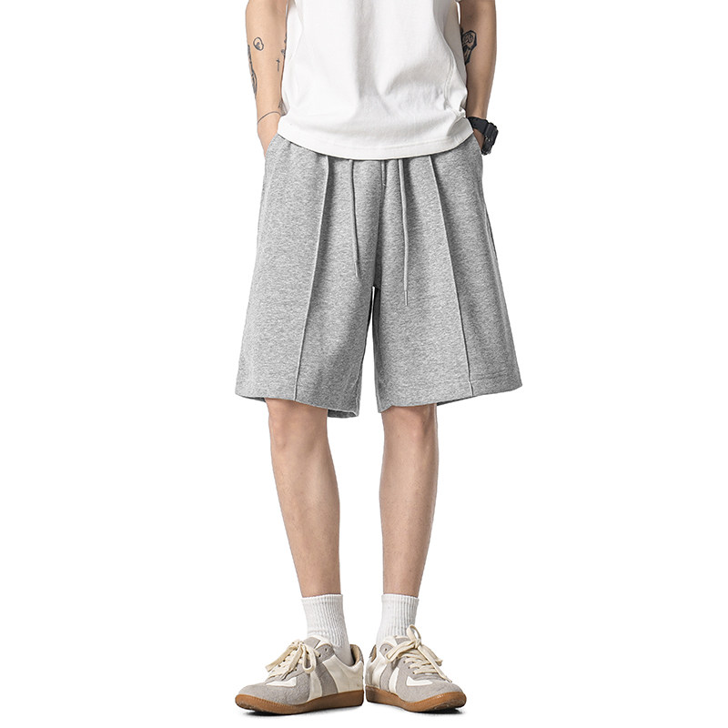 JIINOO美式潮牌宽松百搭运动裤男女款夏季休闲卫裤薄款透气五分裤