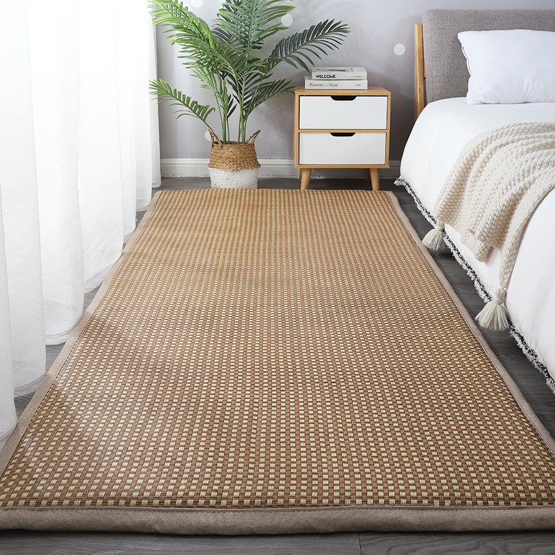 夏季日式藤席地毯卧室客厅阳台榻榻米地垫打地铺睡垫凉席垫子防摔,居家布艺,家用脚垫,淘宝优惠券,粉丝福利购,淘宝优惠卷