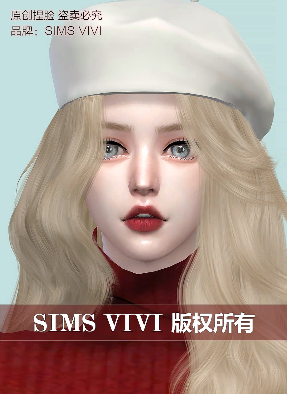 模拟人生4人物mod丨女丨井上美琳丨送8套衣服发型皮肤 sims4补丁