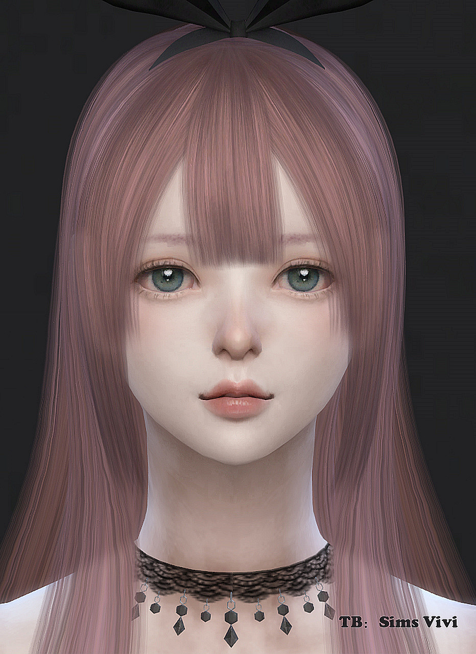 模拟人生4人物mod丨女丨吸血叽丨送8套衣服发型皮肤化妆补丁