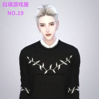 模拟人生4人物mod丨男丨吕炫丨送8套衣服发型皮肤化妆 Sims4补丁