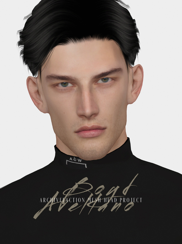 模拟人生4人物mod丨男丨Avellano丨仿真人衣服化妆皮肤 Sims4补丁