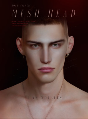 模拟人生4人物mod丨男丨RALES丨仿真人衣服化妆皮肤 Sims4补丁