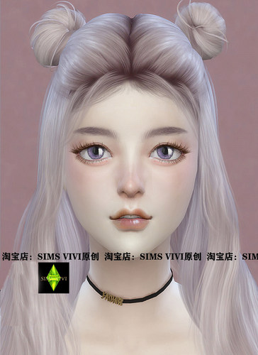模拟人生4人物mod丨女丨81号丨送8套服装发型皮肤化妆 Sims4补丁