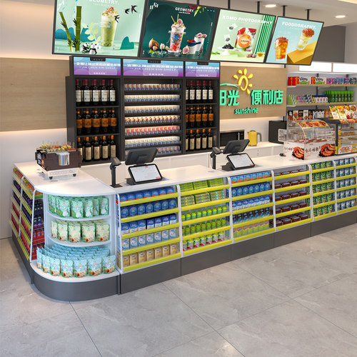 佳晨信超市便利店收银台