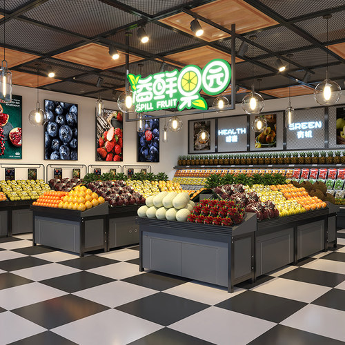 佳晨信高端水果店水果架工厂直营