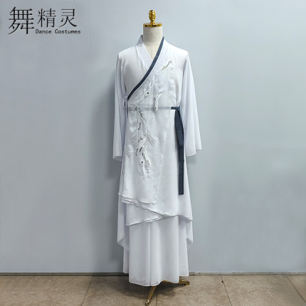古典舞演出服男款剧目表演姜爱东《悠然见南山》中国舞艺考舞蹈服