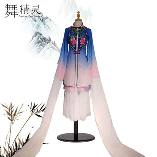 古典舞京剧戏曲舞蹈服忆青衣演出服练习水袖 表演艺考服赤伶桃李杯