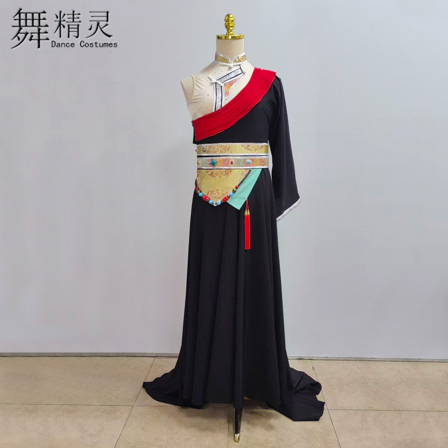 藏族剧目境舞蹈服大摆长裙艺考服